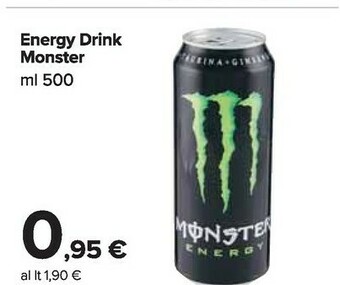 Carrefour Market Monster Energy Drink offerta