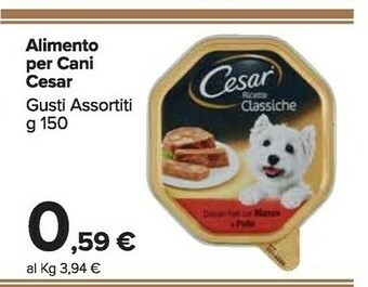 Carrefour Market Cesar Alimento Per Cani offerta