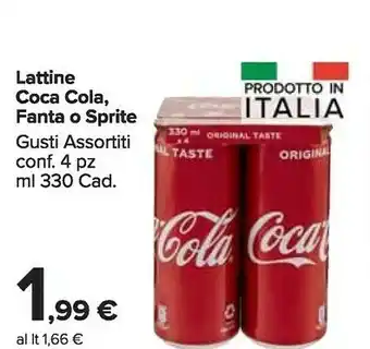 Carrefour Market Coca Cola Coca-Cola - Fanta Aranciata 330 G(ml) offerta