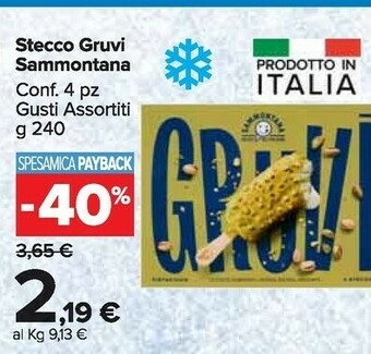 Carrefour Market Sammontana Stecco Gruvi offerta