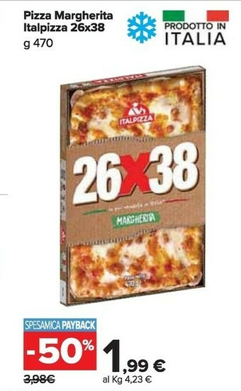 Carrefour Market Italpizza Pizza Margherita offerta