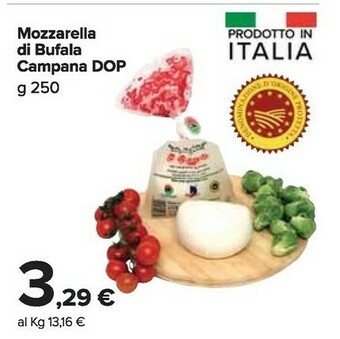 Carrefour Mozzarella Di Bufala Campana DOP offerta