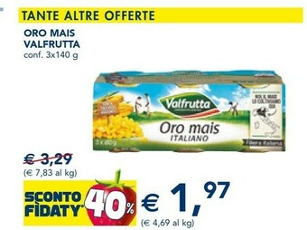 Esselunga Valfrutta Mais offerta