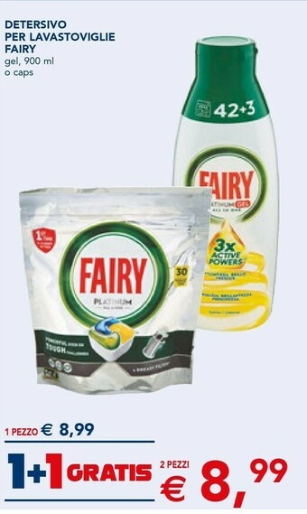 Esselunga Fairy Detersivo lavastoviglie offerta