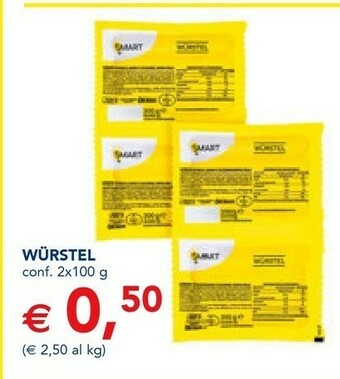 Esselunga Wurstel offerta