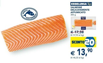 Esselunga Salmone affumicato offerta