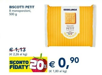 Esselunga Biscotti offerta