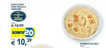 Esselunga Cous Con Pollo E Verdure offerta