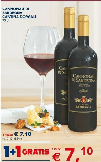 Esselunga Cantina dorgali Cannonau Di Sardegna 75 Cl offerta