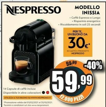 Nespresso Inissia