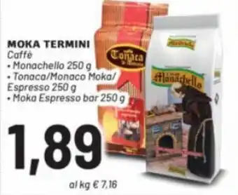 Moka Termini Caffè Monachello 250 g