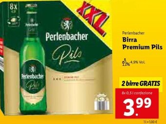 Lidl Birra Premium Pils offerta