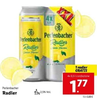 Lidl Radler 4x0,5L offerta