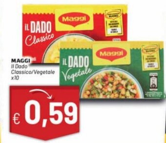 Maggi Il Dado Classico/Vegetale x10