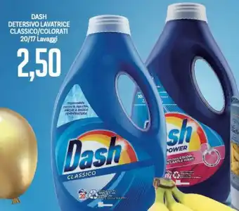 Supermercati Piccolo Dash Detersivo Lavatrice Classico/Colorati 20/17 Lavaggi offerta