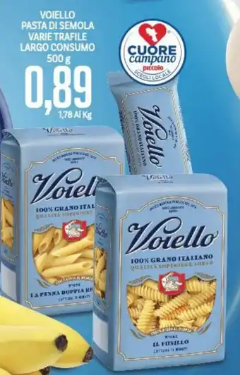 Supermercati Piccolo Voiello Pasta Di Semola Varie Trafile Largo Consumo 500 g offerta