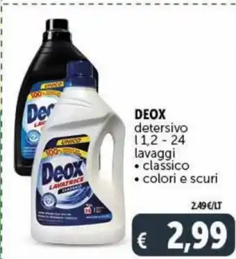 Deco Maxistore Deox detersivo 1,2-24 L lavaggi , classico, colori e scuri offerta