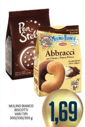 Supermercati Piccolo Mulino Bianco Biscotti Vari Tipi 300/330/350 g offerta