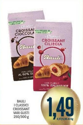 Supermercati Piccolo Bauli I Classici Croissant Vari Gusti 250/300 g offerta