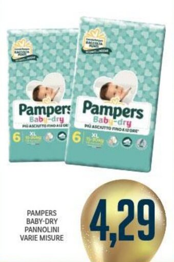 Supermercati Piccolo Pampers Baby-Dry Pannolini varie misure offerta
