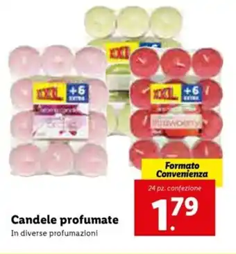 Candele profumate 24pz