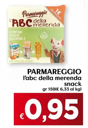 Parmareggio l'abc della merenda snack gr 150