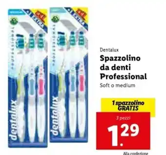 Lidl Dentalux Spazzolino de denti Professional offerta