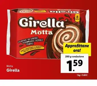 Lidl Girella motta 280g offerta