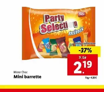Lidl Mini barrette 500g offerta