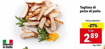 Lidl Tagliata di petto di pollo offerta