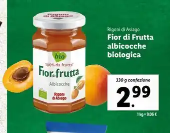 Lidl Fior di frutta albicocche biologica 330g offerta