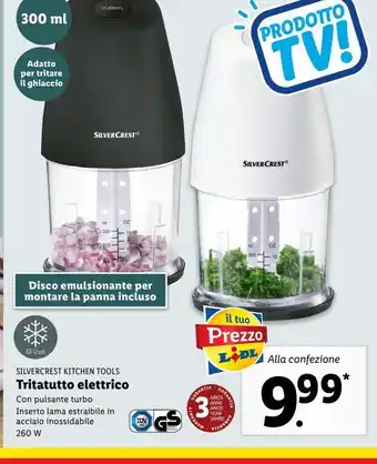 Lidl Trituratutto elettrico offerta