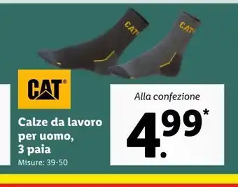 Lidl Calze da lavoro per uomo 3 paia cat offerta