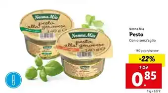 Lidl Pesto 140g offerta