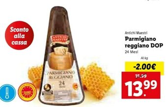 Lidl Parmigiano reggiano DOP offerta