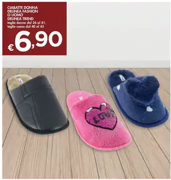 Bennet Ciabatte donna delinea fashion o uomo delinea trend offerta