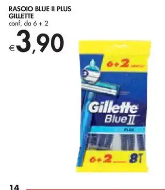 Bennet Rasoio blue ii plus gillette offerta