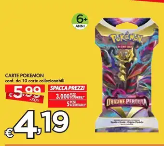 Bennet Carte pokemon offerta