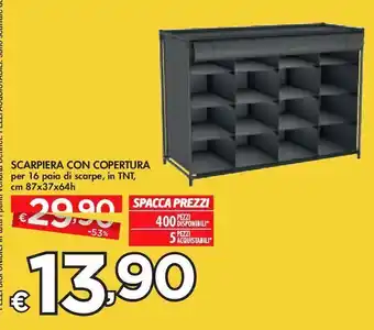 Scarpiera con copertura