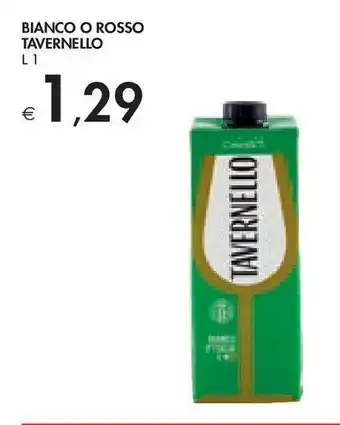 Bennet Bianco o rosso tavernello offerta