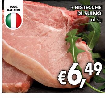 Supermercato Coal Bistecche di suino offerta