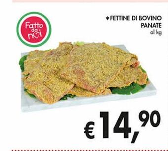 Supermercato Coal Fettine di bovino panate offerta