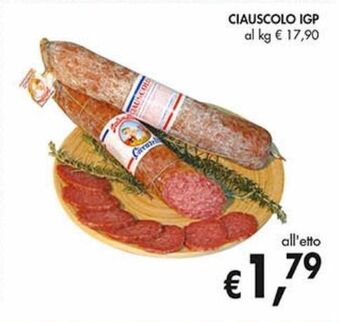 Supermercato Coal Ciauscolo igp offerta