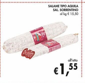 Salame tipo aquila sal. sorrentino