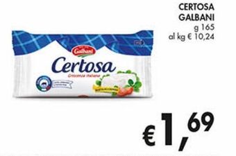 Supermercato Coal Certosa galbani offerta