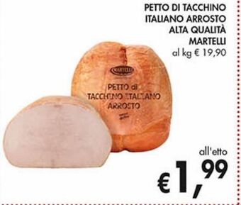 Supermercato Coal Petto di tacchino italiano arrosto alta qualita' martelli offerta