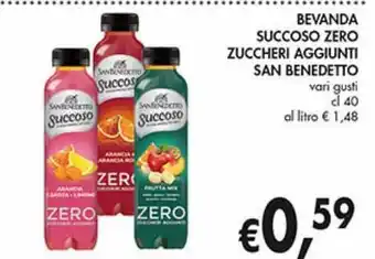 Supermercato Coal Bevande succoso zero zuccheri aggiunti san benedetto offerta