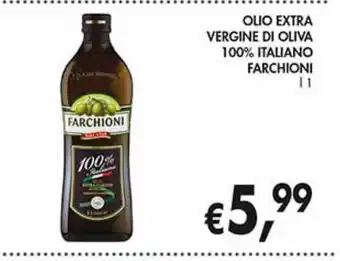 Supermercato Coal Olio extra vergine di oliva 100% italiano farchionni offerta