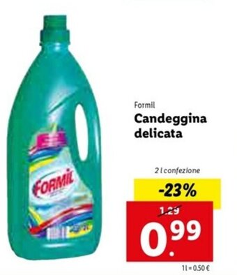 Lidl Candeggina delicata offerta