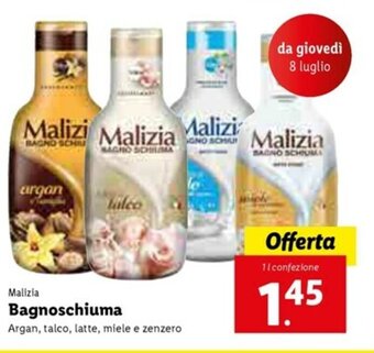 Lidl Bagnoschiuma offerta